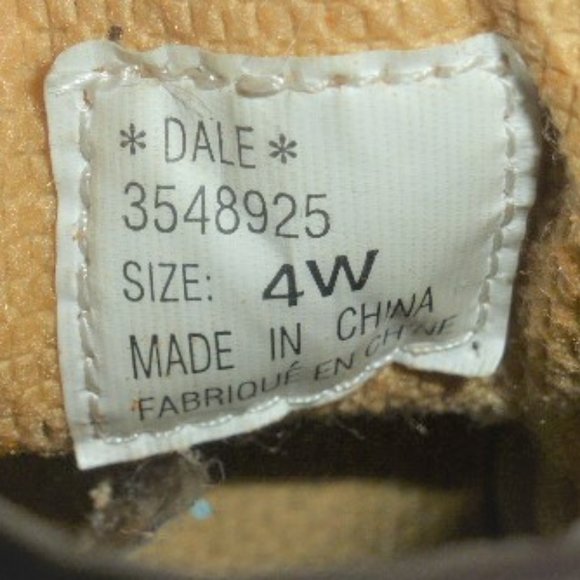 SHO1 - Dale BOYS BOOTS Size 4W Work Boot Style Boys High Cut Boots - Picture 6 of 7